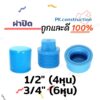 ฝาปิด  ฝาครอบ PVC ปลั๊กอุด 4หุน 6หุน 1นิ้ว 1.5นิ้ว 2นิ้ว