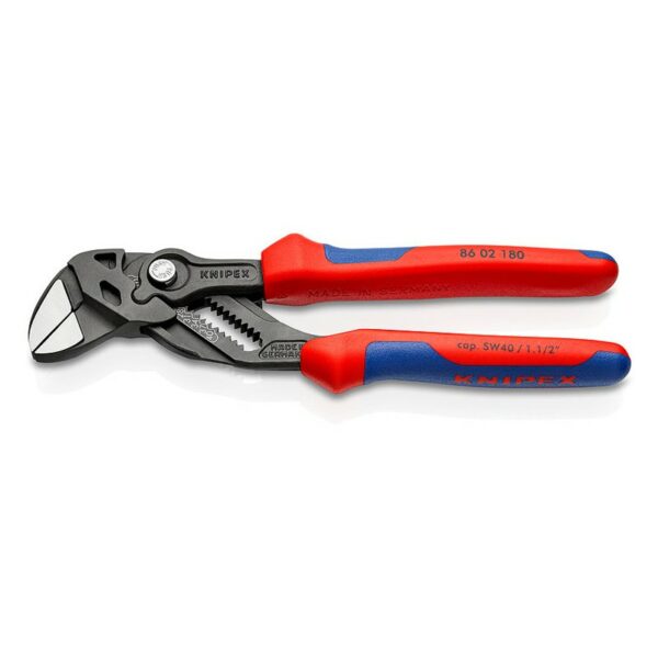 Knipex คีมประแจสำหรับขันน็อต ด้ามสองสี 7 นิ้ว รุ่น 8602180