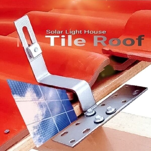 ขายึดราง SOLAR CELL  สำหรับหลังคากระเบื้องซีแพค Tile Roof Hook