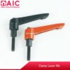 มือหมุน Clamp Lever ขนาด M6 ความยาว 20-50mm สีดำ/ส้ม @ AIC