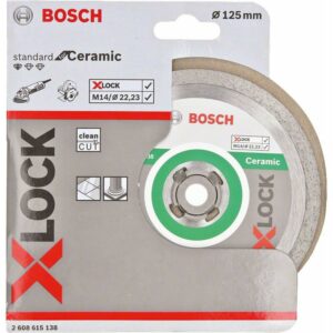 BOSCH ใบเพชร5" Standard for Ceramic X-LOCK #2608615138