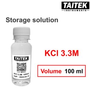 น้ำยาเก็บรักษาหัววัด Storage solution Saturated KCl 3.3M สำหรับเครื่องวัด pH หรือเครื่องวัด ORP (100 mL)