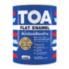 TOA F888 สีน้ำมันดำด้าน ขาวด้านF222 Flat Enamel ขนาด 3.785ลิตร