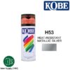 สเปรย์ทนความร้อน kobe โกเบ TOA  H51 ดำด้าน H53 เมทัลลิก เงิน สีสเปรย์ สเปรย์ สีกระป๋อง