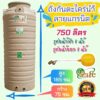 ถังเก็บน้ำ ถังน้ำ 750 ลิตร รุ่นกันตะไคร่น้ำ ลายแกรนิต มี 4 สี...ส่งฟรีเฉพาะ กรุงเทพ-ปริมณฑล (ตจว.ดูด้านล่าง) แท้งค์น้ำ