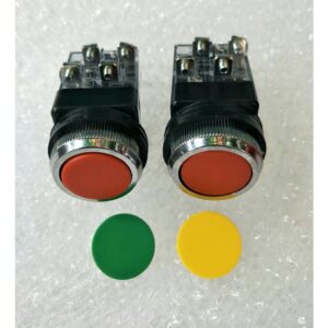 Push button Switch สวิทซ์กดหัวเรียบ 30 มิล 10a 1no/1nc สวิทกดแล้วเด้งกลับไม่มีไฟ