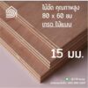 ไม้อัด 80*60 ซม (เกรดไม้แบบ) หนา 15 มิล ตราบ้าน103 ไส้แน่น สำหรับ งาน DIY ทำลำโพง ก่อสร้าง โต๊ะ ชั้นวางของ เก้าอี้