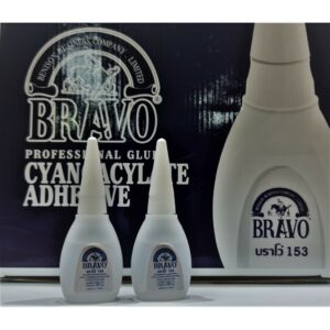 กาวร้อนบราโว BRAVO #153 ขนาด 20 กรัม ราคาต่อขวด(แบ่งขาย)