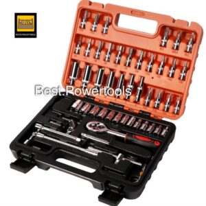 ชุดเครื่องมือ ประแจ ชุดบล็อก 53 ชิ้น ขนาด 1/4 Socket Set CR-V แท้