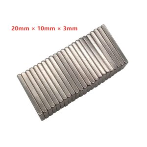 20mm x 10mm x 3mm แม่เหล็กแรงสูง Magnet นีโอไดเมียม แม่เหล็กดูด เหล็กดูด แม่เหล็กถาวร แม่เหล็กพลังสูง