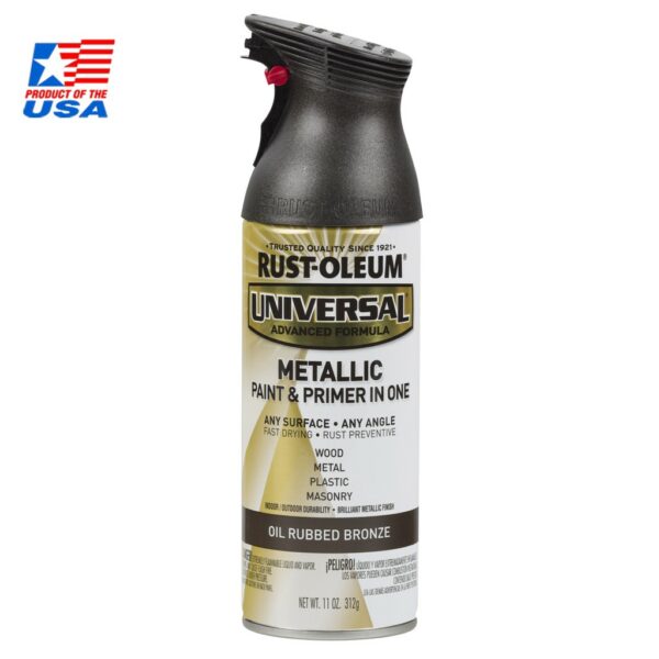 สีสเปรย์ เมทัลลิค ตกแต่ง กันสนิม เกรดพรีเมี่ยม  รัสต์โอเลี่ยม Metallic  Universal  Rust Oleum