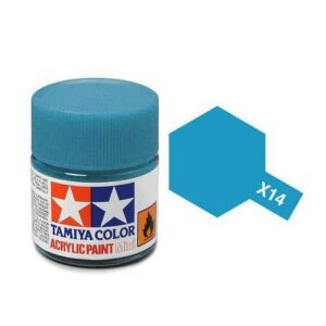 สีสูตรน้ำทามิย่า Tamiya Acrylic X14 Sky Blue 10ml