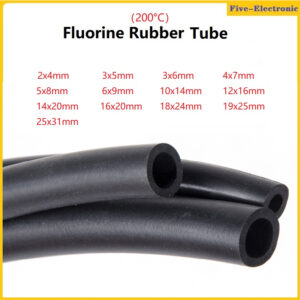 1Meter Inner Dia 2mm - 10mm Fluorine Rubber Tubing FKM Petrol Diesel Oil Hose Pipe Fuel Tube Heat Resistance Corrosion Resistance ( Viton ) Tube ท่อยางฟลูออรีน เส้นผ่าศูนย์กลาง 2 มม. - 10 มม.  สําหรับท่อน้ํามันดีเซล น้ํามันเชื้อเพลิง ( Viton )