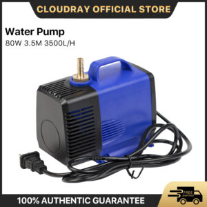 Submersible Water Pump ปั๊มน้ําใต้น้ํา 80W 3.5M 3500L/H IPX8 220V สําหรับเครื่องแกะสลักเลเซอร์ CO2