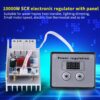 เครื่องควบคุมกำลังไฟฟ้าดิจิตอล SCR 10000W Speed Control Dimmer AC220V 80A