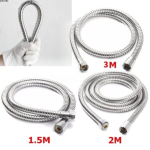 [พร้อมส่ง] 1.5 /2m /3m Stainless Steel Bathroom 1/2'' Water Pipe Flexible Shower Head Hose Toilet Accessories