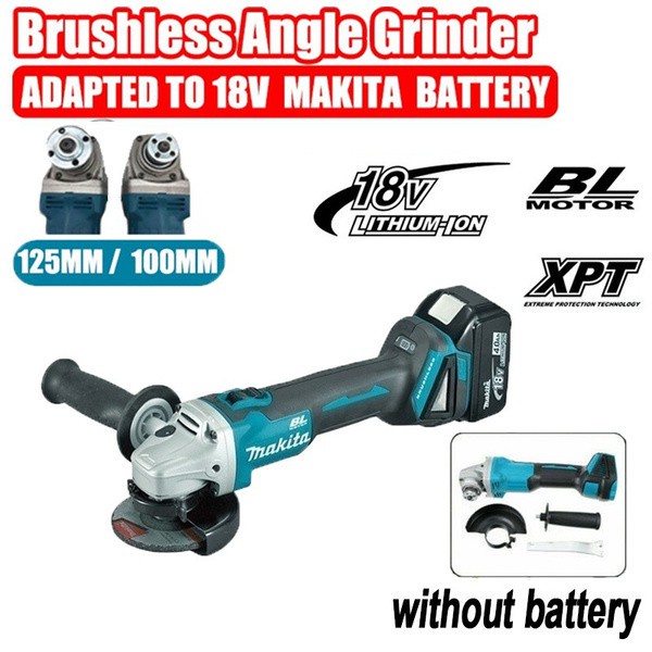 ！**[MAKITA] **!  เครื่องเจียรไฟฟ้า DGA404 DGA504 18V 100 มม. และ 125 มม. ไร้แปรงถ่าน ชาร์จได้ อเนกประสงค์