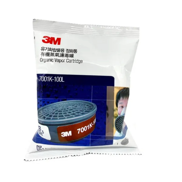 "3M" ตลับกรองฝุ่นและสารเคมี รุ่น 7001K-100L ป้องกันสารเคมี