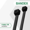 BANDEX เคเบิ้ลไทร์ สีดำ  ขนาด 8