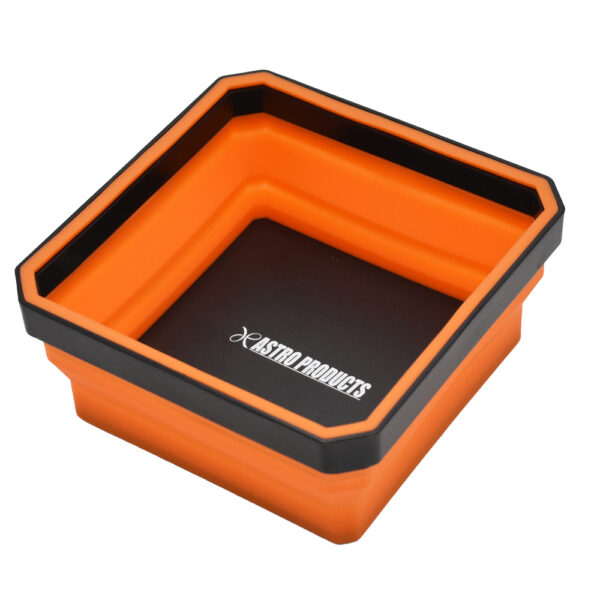 New Item ถาดซิลิโคนแม่เหล็ก สีส้ม Magnet Silicone Tray Orange