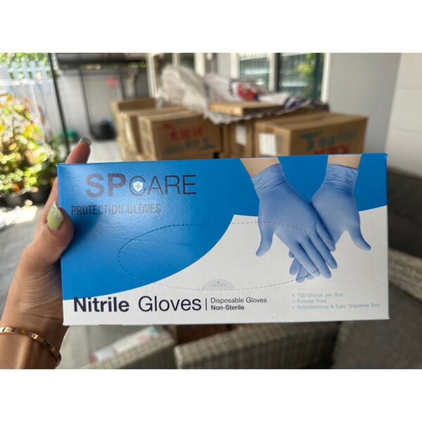 ถุงมือไนไตร s m L Nitrile Gloves SP CARE