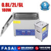 0.8L-6L Ultrasonic Cleaner เครื่องทำความสะอาดอัลตราโซนิก อุตสาหกรรม เครื่องทําความสะอาดอัลตรา โซนิกดิจิทัล ปรับความร้อน