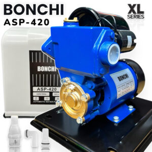 BONCHI ปั๊มน้ำอัตโนมัติ ปั๊มน้ำ ปั๊มน้ำบ้าน 420 วัตต์ ขนาดท่อ 1 นิ้ว รุ่น ASP-420