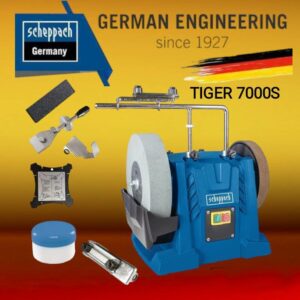 SCHEPPACH เครื่องลับคมเอนกประสงค์ 10 นิ้ว TIGER-7000S พร้อมอุปกรณ์ รุ่นใหม่ล่าสุด