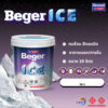 Beger ICE เบเยอร์ ไอซ์ สีขาว 18 ลิตร ทาภายนอกและภายใน ชนิดกึ่งเงา/ชนิดด้าน เช็ดล้างได้ สีบ้านเย็น สีทาบ้านถังใหญ่ ทนร้อน