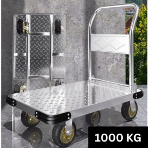 NEW รถเข็นTrolley Portable 500KG/1000KG Hand Truck PVC Foldable Iron Small Trolley Barang Plastic Trolley