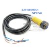 E3F-DS300C4 เซ็นเซอร์จับวัตถุ M18 ระยะจับ 10-300cm (3เมตร) 3สาย NPN NO