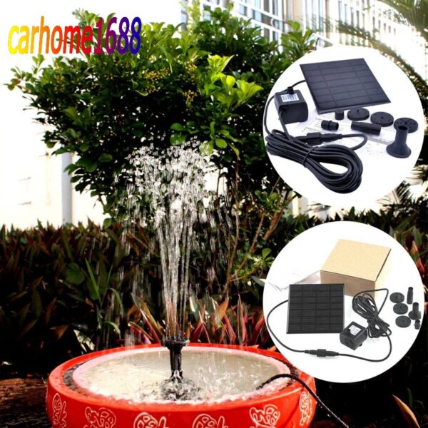 ✅พร้อมส่ง Solar Pump น้ำพุโซล่าเซลล์ ปั๊มน้ำพุ น้ำพุพลังงานแสงอาทิตย์ Fountain Solar WATER