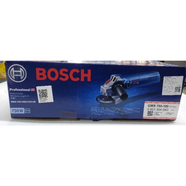 BOSCH​ GWS750-100  เครื่องเจียรไฟฟ้า​ 4" 750W