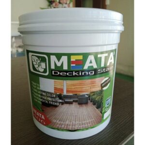 สีย้อมไม้งานพื้น (สูตรน้ำ) Meata Decking (สำหรับงานพื้นไม้