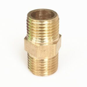 Brass Pipe Fitting Hex Nipple M/M 1/8" 1/4'' 3/8'' 1/2'' Male Thread Coupler Connectors