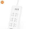 Xiaomi Smart Power Strip เครื่องจ่ายไฟอัจฉริยะ 2A ชาร์จไฟได้รวดเร็ว 3 เต้า USB 6 ปลั๊กไฟมาตรฐาน