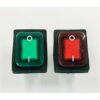 สวิทกระดกกันน้ำ 4 ขา 220VAC สีเขียว ON-OFF WATERPROOF ROCKER SWITCH RLIEL RL2