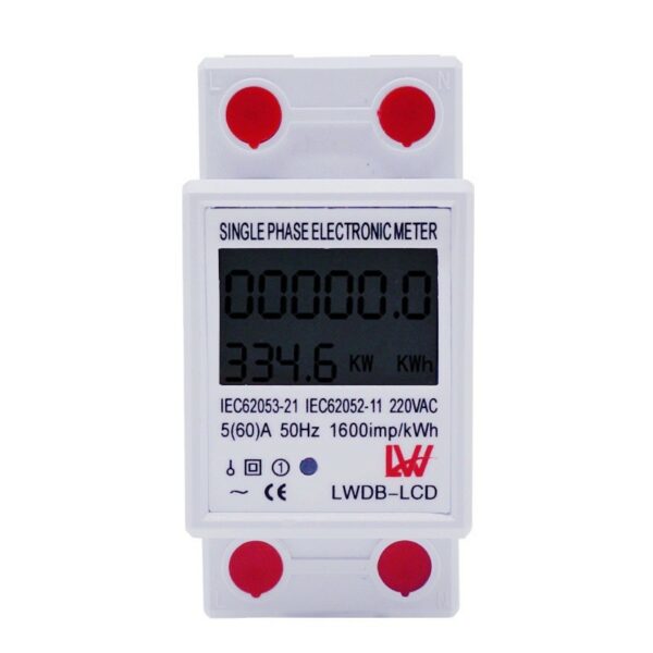 มิเตอร์ไฟฟ้า 60A ของแท้ Single Phase Electronic  meter รุ่นLWCD-DSG ราคาโบร