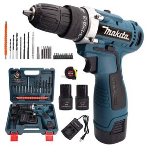 (ลดราคาล้างสต็อค)ชุดกระเป๋าสว่านแบต Makita  2 ระบบ  พร้อมแบตเตอรี่ 54V 2 ก้อนและอุปกรณ์พื้นฐาน เปิดกระเป๋าใช้งานได้ทันที