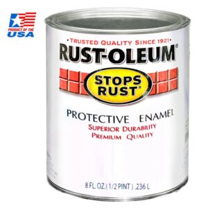 สีน้ำมัน เคลือบเงา กันสนิม รัสต์โอเลี่ยม ( 0.236 ลิตร ) Rust Oleum INDUSTRIAL ENAMEL FINISHES