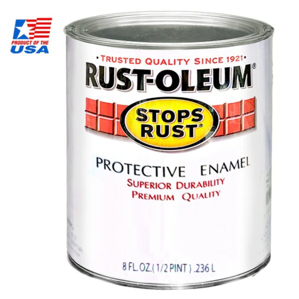 สีน้ำมัน เคลือบเงา กันสนิม รัสต์โอเลี่ยม ( 0.236 ลิตร ) Rust Oleum INDUSTRIAL ENAMEL FINISHES