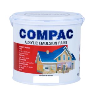 สีทาบ้าน อะครีลิค สูตรน้ำ COMPAC สำหรับภายนอกและภายใน(ด้าน)