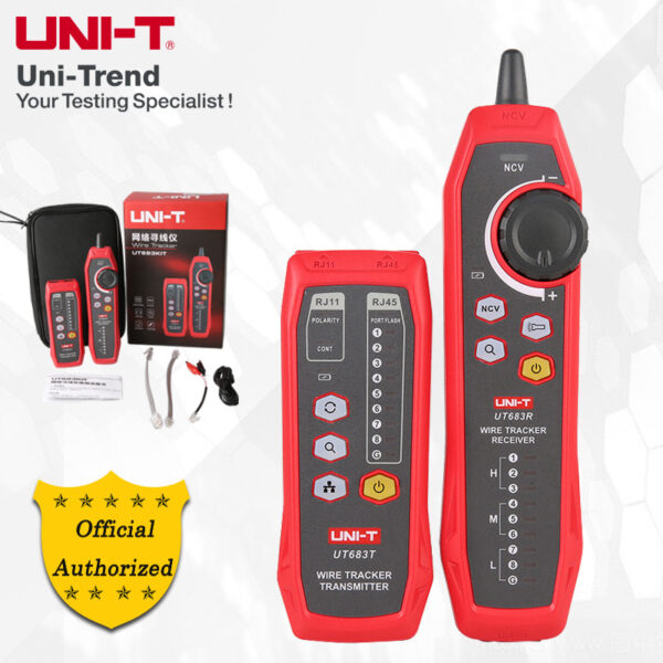 UNI-T  UT683KIT   Wire Tracker เครื่องทดสอบติดตามสาย RJ45