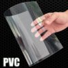 แผ่นบอร์ดพลาสติก PVC ใส ทรงสี่เหลี่ยม หนา 0.3 มม. - 2 มม. 10 ชิ้น