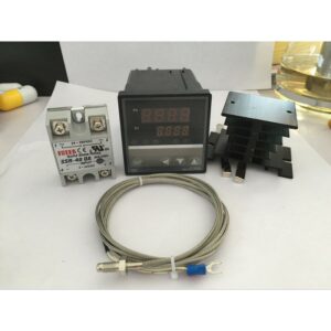 PID Temperature Control REX C700FK02-V*AN 0-400C OUTPUT SSR Type k 1M M6 + Thermocouple+SSR40DA 40A+Heat Sink