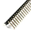 40 Pin 2.54mm Pin Header Single Row Pin Male งอ