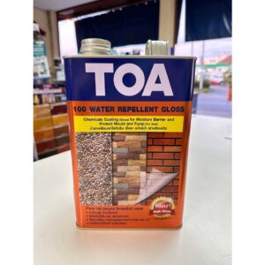 TOA น้ำยาเคลือบเงาใส กันซึม TOA-100 ขนาด 3.785 ลิตร หรือ 1 แกลลอน A100 A-100