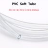 ท่อปั๊มน้ําพลาสติก PVC ใส แบบนิ่ม 5 เมตร คุณภาพสูง ID 2 3 4 5 6 8 10 12 14 16 18 20 25 มม.