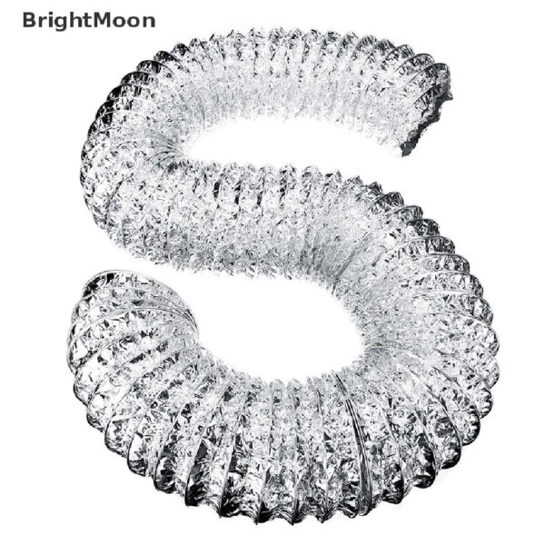 Brightmoon ท่อระบายอากาศ อลูมิเนียม 4 นิ้ว 2 เมตร