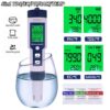 ร้านไทย  5 in1 PH EC TDS SALT TEMP meter เครื่องวัดคุณภาพน้ำ เครื่องวัดสภาพน้ำ วัดความเค็ม water quality tester meter